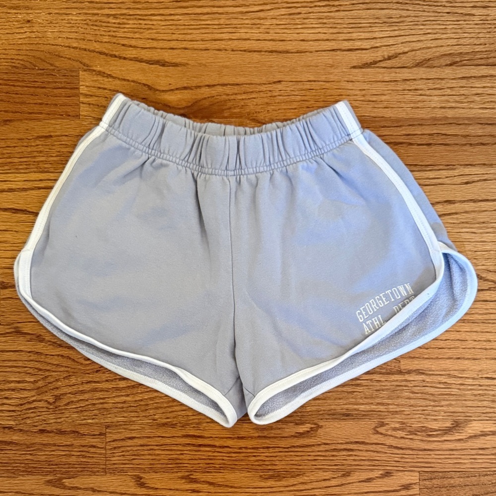 Brandy Melville Purple Georgetown Athletic Department shorts